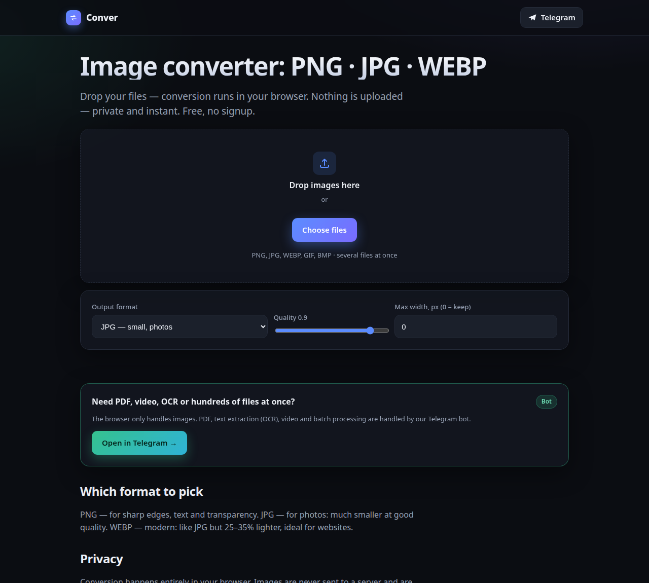 Image converter